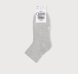 Outlet Organic Basics Core Ankle Socks 2-pack Grey