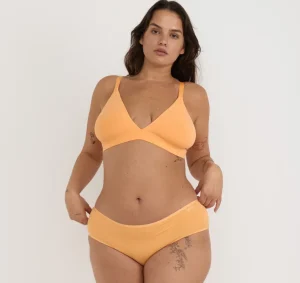 Clearance Organic Basics Core Briefs Papaya