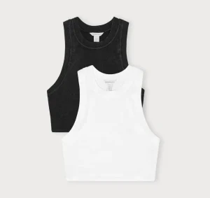 Best Organic Basics Core Crop Tank Top 2-Pack