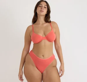 Online Organic Basics Core High-Leg Briefs Sunset