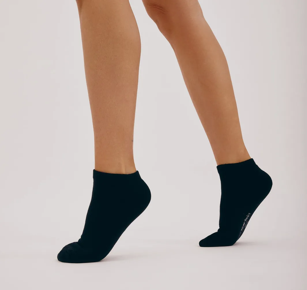 Cheap Organic Basics Core No Show Socks 2-pack Black
