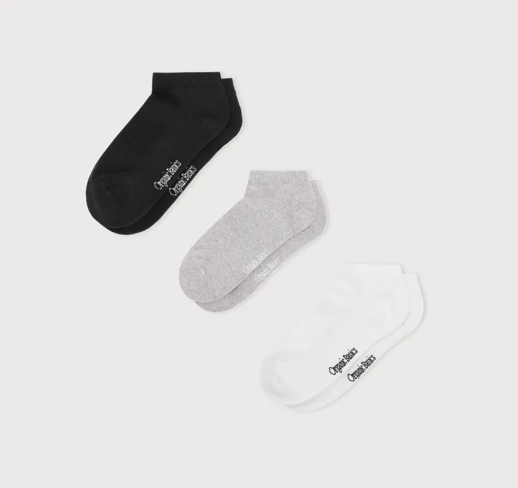Clearance Organic Basics Core No Show Socks 6-pack