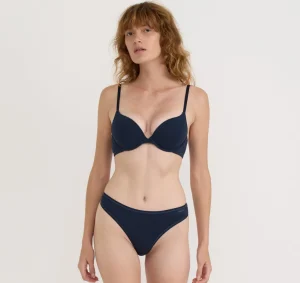 Discount Organic Basics Core Push-Up Bra DeepNavy