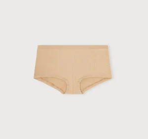 Discount Organic Basics Core Rib Shorty Hazelnut