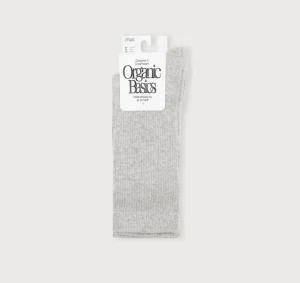 Cheap Organic Basics Core Tennis Crew Socks 2-pack Grey