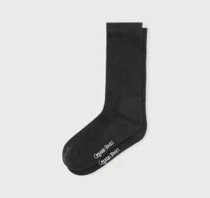 Online Organic Basics Core Tennis Crew Socks 3-pack Black