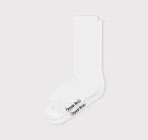 Outlet Organic Basics Core Tennis Crew Socks 3-pack White