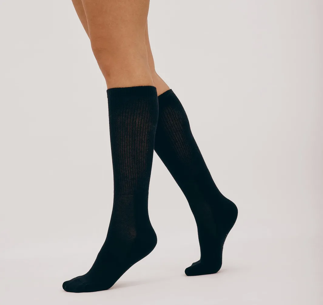 Online Organic Basics Core Tennis Crew Socks 3-pack Black