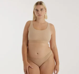 Best Organic Basics Core Thong Hazelnut