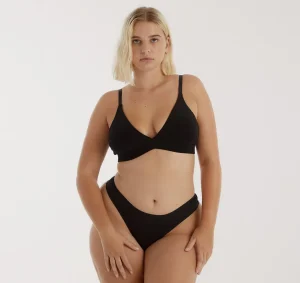 New Organic Basics Core Thong 5-pack Black