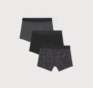 Shop Organic Basics Core Trunks 3-Pack Slate+Black/Black/SlateOrbPrint