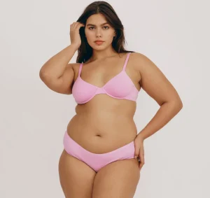 Cheap Organic Basics Core Unlined Demi Bra PetalPink