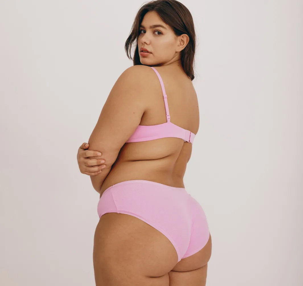 Flash Sale Organic Basics Core Unlined Demi Bra PetalPink