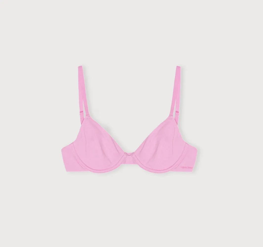 Cheap Organic Basics Core Unlined Demi Bra PetalPink