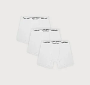 New Organic Basics Easy Boxer Briefs 3-Pack White