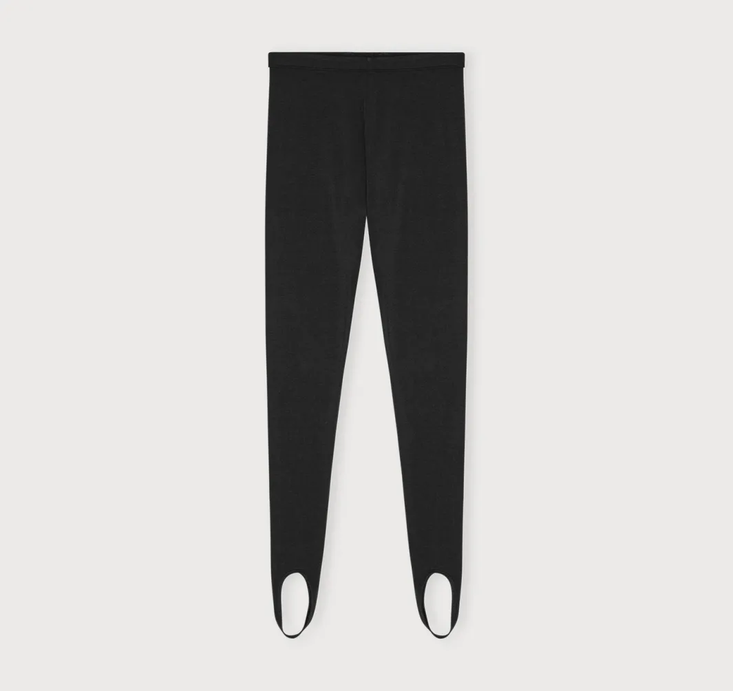 Cheap Organic Basics Everyday Stirrup Leggings Black