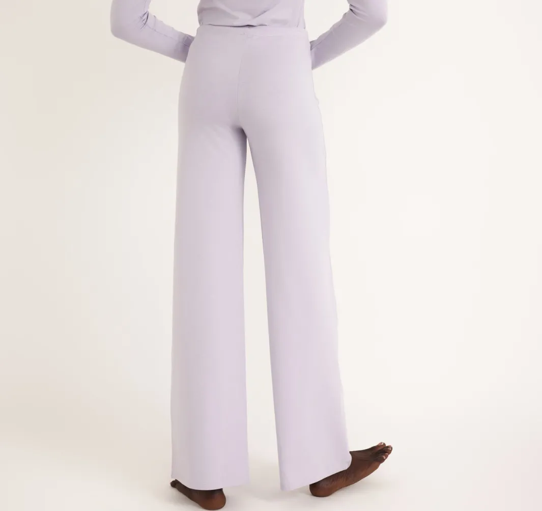 Online Organic Basics Everyday Straight Leg Pants SoftLilac