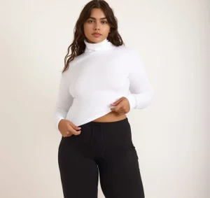 Best Organic Basics Everyday Turtleneck White