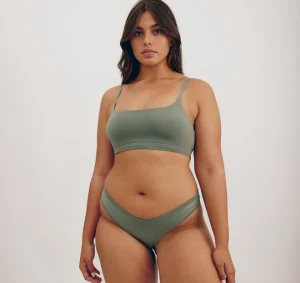 Sale Organic Basics Flex Cheeky Briefs Seaweed