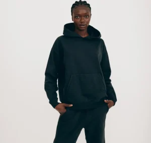 Outlet Organic Basics Lounge Hoodie Black