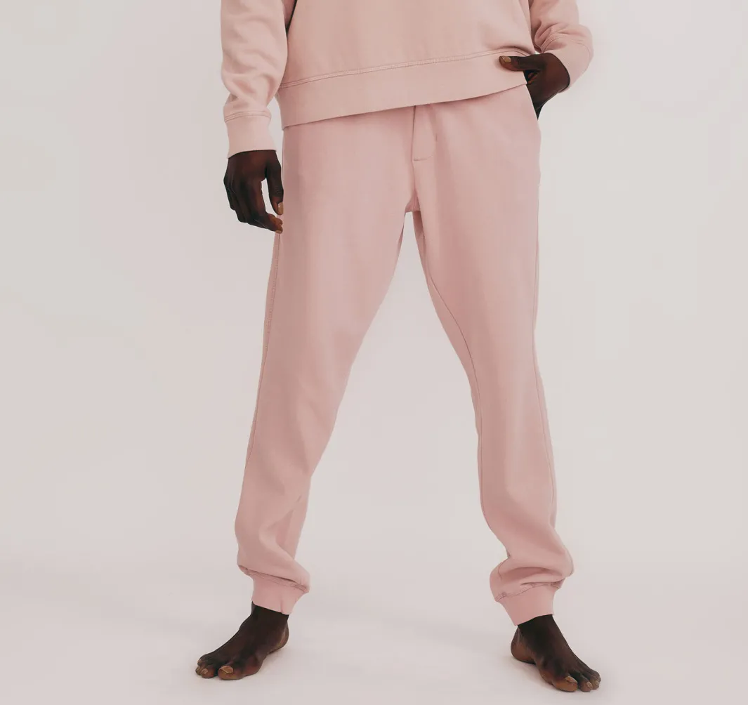Clearance Organic Basics Lounge Sweatpants MutedMistyRose