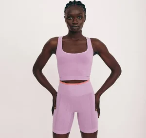 New Organic Basics Luxe Touch Bike Shorts Lavender