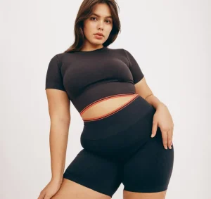 Shop Organic Basics Luxe Touch Bike Shorts Black