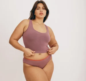 Discount Organic Basics Luxe Touch Tank Top RoseWood