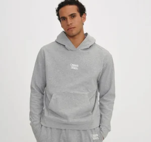 New Organic Basics Merch Hoodie GreyMelange