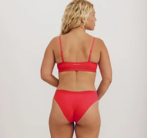 Store Organic Basics Naked Rib Briefs Strawberry