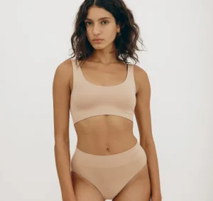 Cheap Organic Basics Smooth Bralette Hazelnut