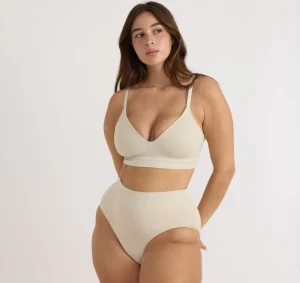 Best Organic Basics Smooth Padded Bra Sandstone