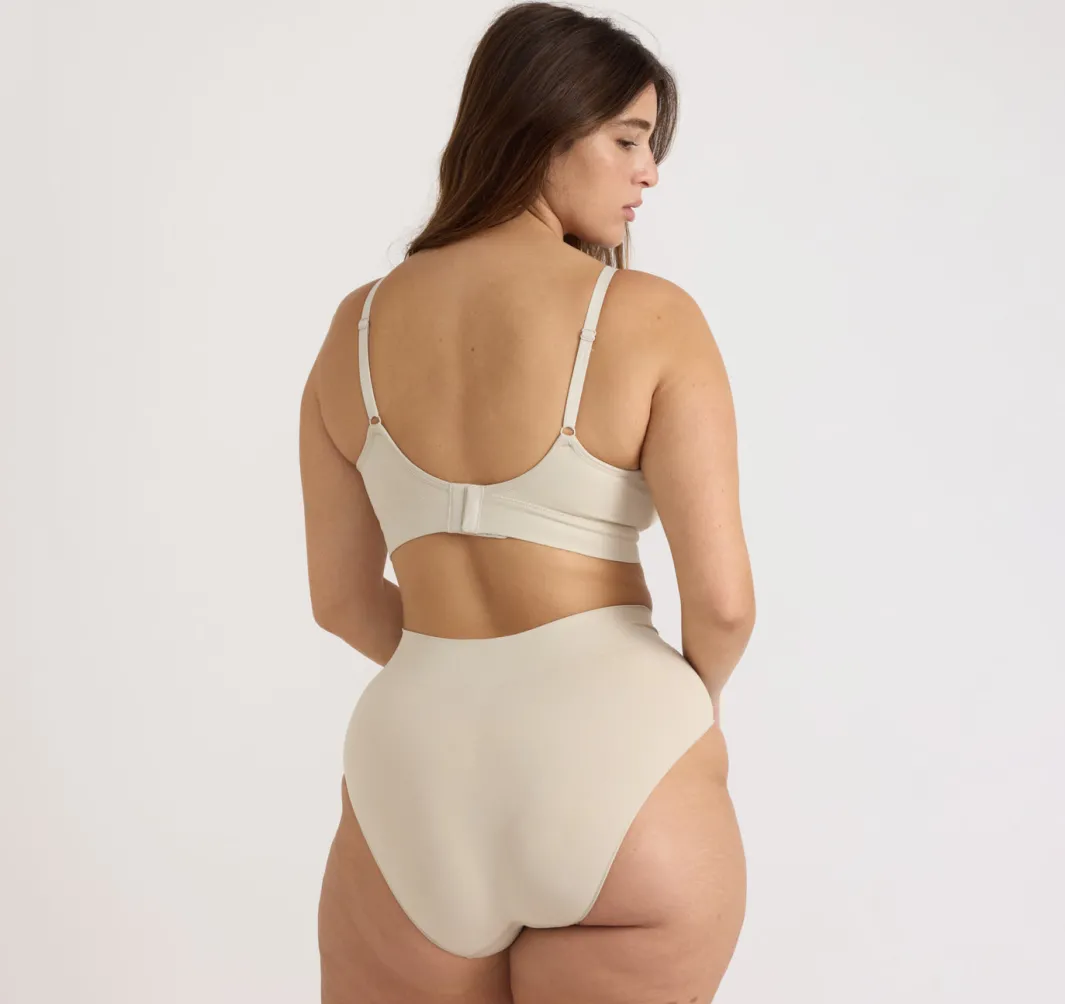 Best Organic Basics Smooth Padded Bra Sandstone