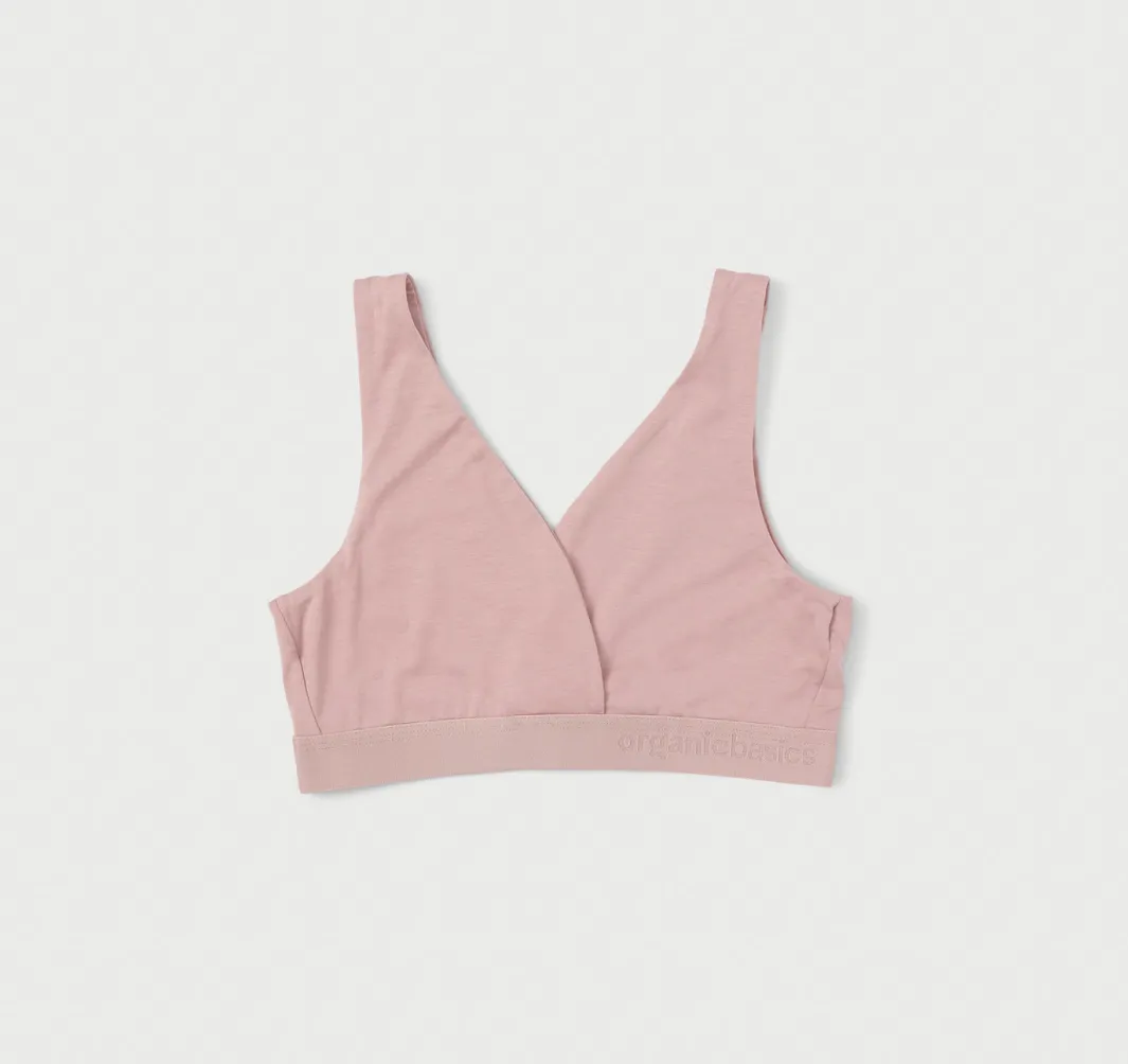 Cheap Organic Basics Soft Touch Basic Bralette DustyRose