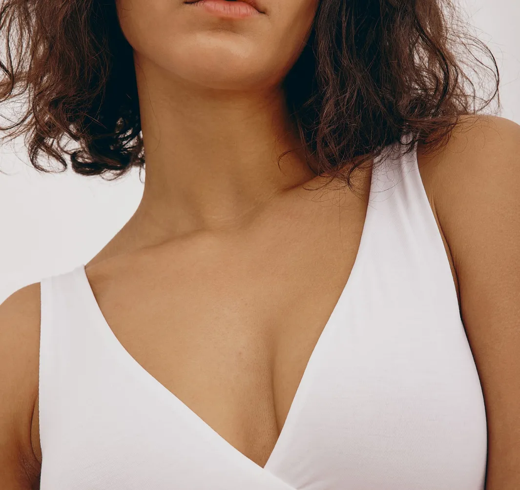 Hot Organic Basics Soft Touch Basic Bralette White