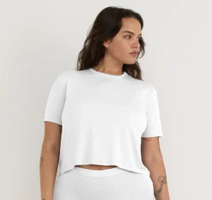 Cheap Organic Basics Soft Touch Boxy Tee White