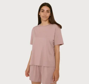 Sale Organic Basics Soft Touch Boxy Tee DustyRose