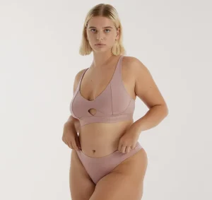 Best Sale Organic Basics Soft Touch Bra DustyRose