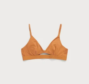 Clearance Organic Basics Soft Touch Bralette Ocher