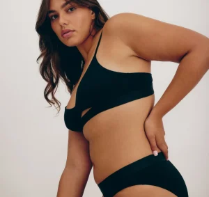 Clearance Organic Basics Soft Touch Bralette Black