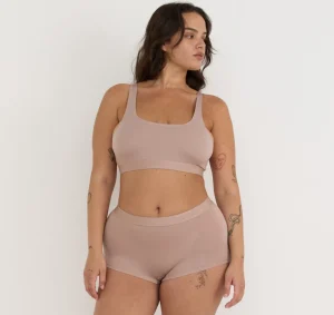 Online Organic Basics Soft Touch Shorty DustyRose