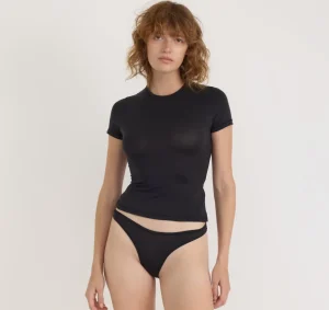 Hot Organic Basics Soft Touch Veil Tee Black