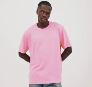 Shop Organic Basics True Boxy Fit Tee SoftPink