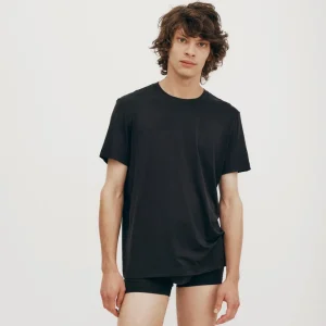 Best Organic Basics True Crewneck Tee 3-Pack Black