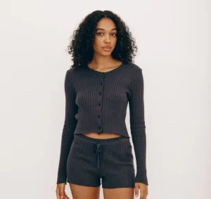 Cheap Organic Basics True Knit Cardigan Slate