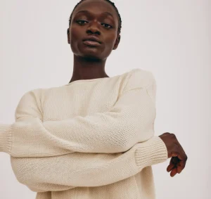 Cheap Organic Basics True Knit Sweater Oat