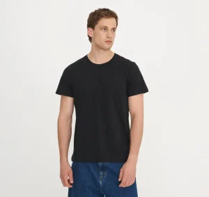 Fashion Organic Basics True Regular Fit Tee Black