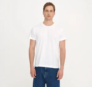 Outlet Organic Basics True Regular Fit Tee White