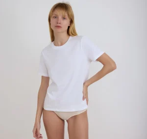 Shop Organic Basics True Regular Tee White