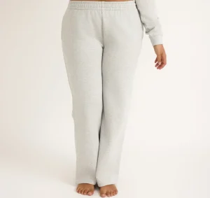 Cheap Organic Basics Weekend Straight Leg Sweatpants MistyGreyMelange